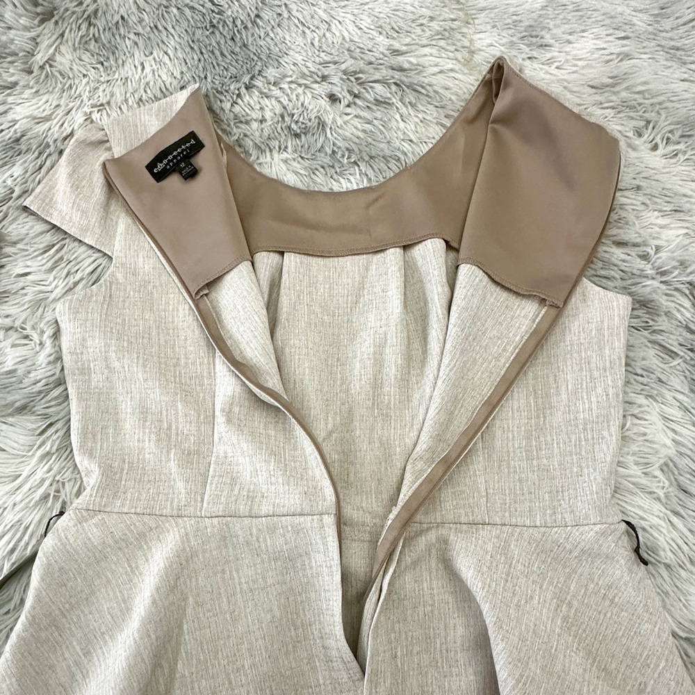 Dress Barn Cap Sleeve Belted Dress - Picture 10 of 12